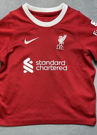 Найк ліверпуль 2023/24 домашня футбольна форма ріст 104-110см розмір s nike liverpool