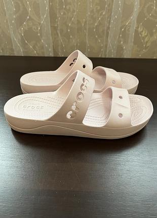 Жіночі шльопанці crocs baya platform sandal
