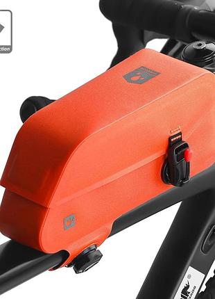 Велосипедная сумка rhinowalk bike tube bag k33 водонепроницаемая сумка на раму велосипеда 23 x 10.5 см