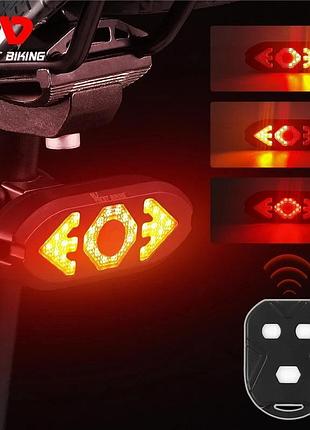 Задняя велофара wireless remote control turn signal nb2 беспроводная велофара с указателями поворотов