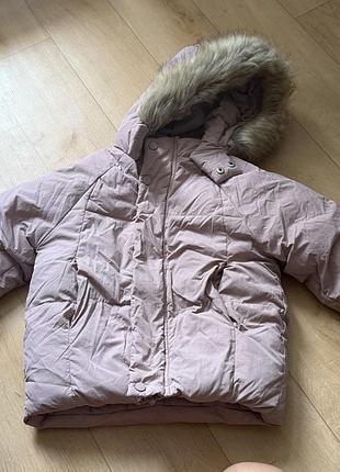 Зимняя куртка zara 98