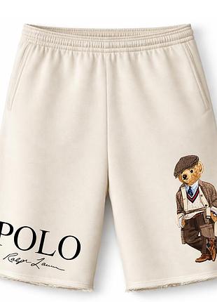 Мужские оверсайз шорты ralph lauren polo bear l