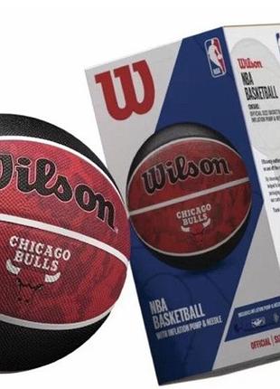 М'яч баскетбольний wilson nba team tribute bskt chi bulls лучшая цена с быстрой доставкой по украине