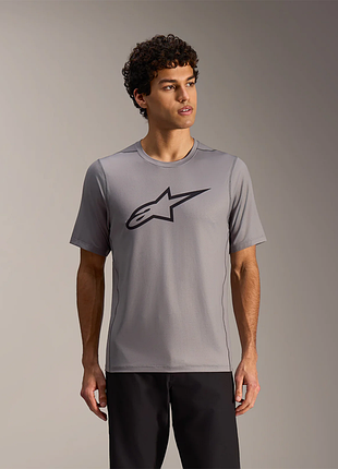 Джерсі alpinestars a-dura ride ss jersey сірий, m, тип товару велосипедне джерсі, виробник alpinestars, колір сірий, розмір m
