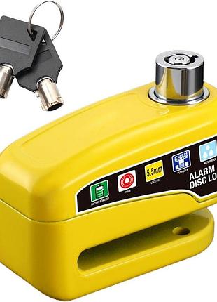 Замок на дисковый тормоз велосипеда alarm disc lock bg-1248 противоугонная защита мотоцикла/велосипеда
