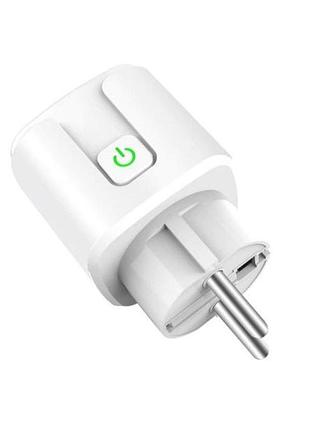 Розумна розетка 16 а/3680 вт smart plug bsd33 смарт-розетка з роботою через застосунок