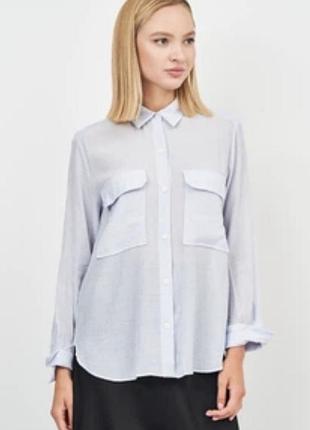 Сорочка блакитна zara