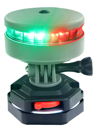 Светодиодный навигационный фонарь portable navigation light e011206-rgn морской бортовой фонарь