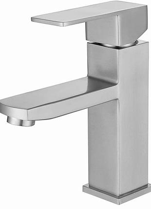 Одноважільний змішувач для раковини green stainless steel faucet sus304 кран для ванної кімнати