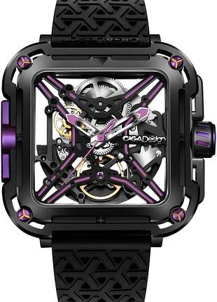 Чоловічий автоматичний годинник ciga design series x gorilla cyber стильний наручний годинник скелетон для чоловіків