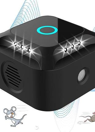 Ультразвуковой отпугиватель мышей 360° indoor pest repeller устройство от грызунов для помещений, 3 режима