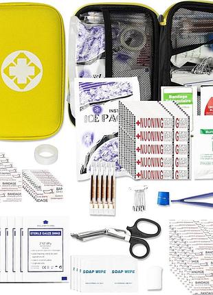 Укомплектований набір першої допомоги first aid kit yiderbo аптечка першої допомоги для автомобіля