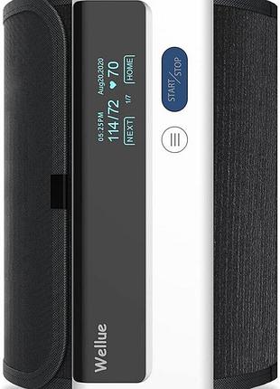 Автоматический тонометр wellue armfit blood pressure monitor bp2a портативный смарт тонометр на плечо