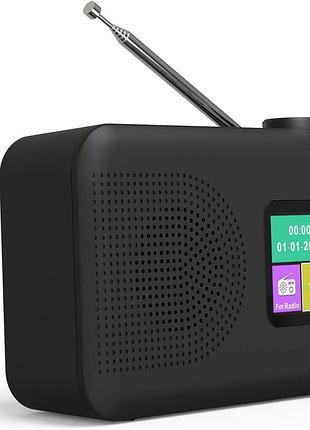 Dab radio, цифрове радіо lff dab, маленьке fm радіо з кольоровим дисплеєм і bluetooth
