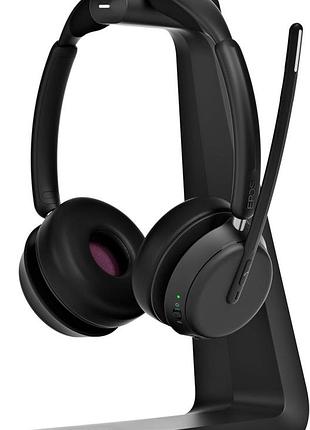 Якісна бездротова гарнітура epos impact 1061 bluetooth навушники з мікрофоном, зарядною станцією