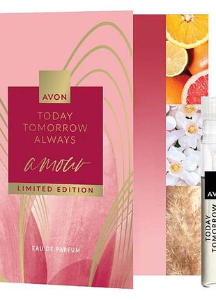Парфюмерная вода avon tta amour для неї – листівка з пробний зразок (0.6 мл)