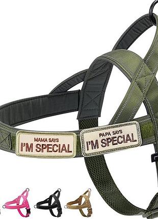 Шлейка для собак маленьких і середніх порід eeyfarog dog harness комфорт і безпека під час прогулянок