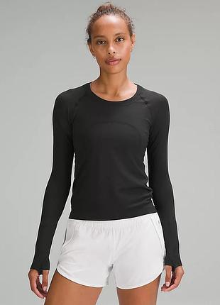 Lululemon swiftly tech long-sleeve 2.0  женская спортивная кофточка/лонгслив для тренировок