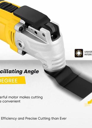 Осциллирующий инструмент 300 вт enventor oscillating multi tool 23q1-3 многофункциональный осциллирующий инструмент 5