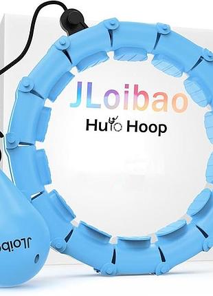 Обручний гімнастичний обруч 50 см jloibao hulo hoop хула-хуп з м'якою обшивкою для домашніх тренувань