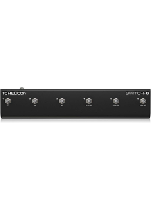 Педаль эффектов tc helicon switch-6 расширитель эффектов для вокальных и гитарных процессоров