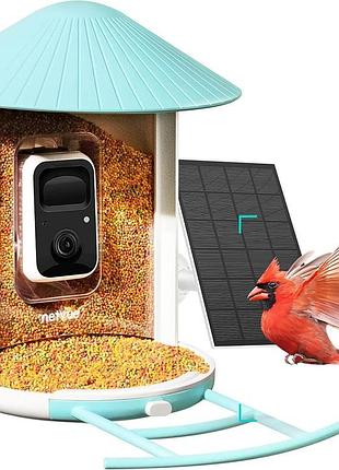 Интеллектуальная кормушка с камерой для птиц birdfy bird feeder camera wi-fi камера для наблюдения за птицами