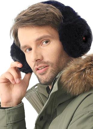 Навушники з підігрівом telepepe 2000 ма·год електричні зимові плюшеві навушники