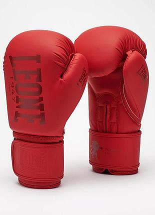 Боксерские перчатки leone gn058 tone x красный 14 унций, для бокса и единоборств, для тренировок и спаррингов, для работы на мешке