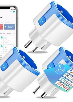 3 шт. wi-fi-розетка 3520 вт smart plug bsd33-f умная розетка с удаленным управлением