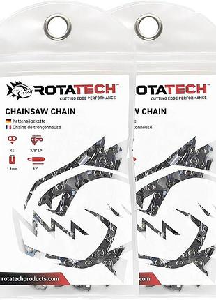 Ланцюг для бензопили 30 см rotatech replacement chain-3/8" lp 043" 44 високоякісний ланцюг для бензопилки stihl ms170/ms171