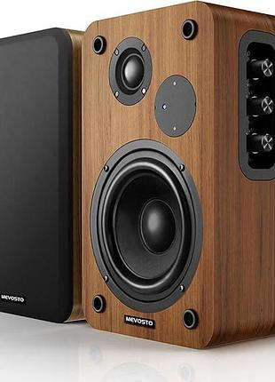 Активні поличні колонки 36w rms mevosto powered bookshelf speakers ds19 колонки з регулюванням баса та високих частот