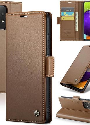 Чохол для samsung galaxy s24 ultra nillkin шкіряний чохол-книжка для телефона з відділенням для карток