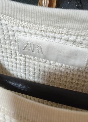 Лонгслив вафельный zara,p. m 3