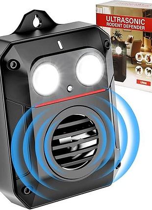 Ультразвуковий прилад для захисту від гризунів ultrasonic rodent defender ur06 портативний відлякувач від шкідників