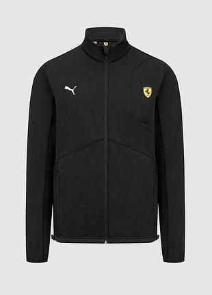 Куртка xs puma scuderia ferrari softshell jacket оригінальна чоловіча куртка з м'якою флісовою підкладкою