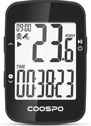 Велокомпьютер с gps и экраном 2,3 дюйма coospo bc26 компьютер для записи веломаршрута