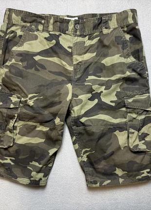 Mountain warehouse чоловічі шорти карго камуфляж бавовна 38 бермуди хакі