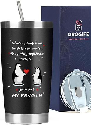 Термокухоль 600 мл grogife insulated tumbler дорожній термокухоль із неіржавкої сталі