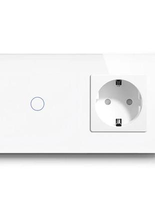 Розумний настінний вимикач і розетка bseed smart home wall switch&socket електричний вимикач із розеткою