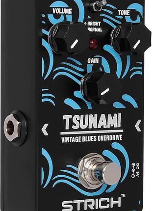 Гитарная педаль перегруза strich tsunami overdrive педаль с регулировкой для электрогитары