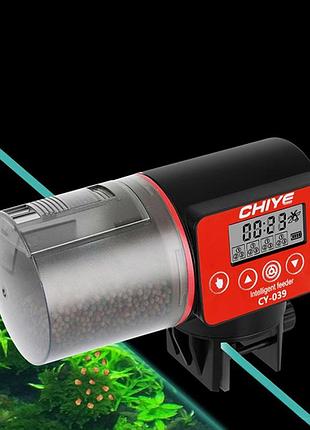 Автоматическая кормушка для аквариума с lcd-экраном chiye cy-039 автоматический дозатор рыбьего корма