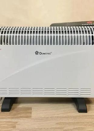 Конвектор domotec ms-5904 с терморегулятором до 2000 вт электрический обогреватель, теплоконвектор 3