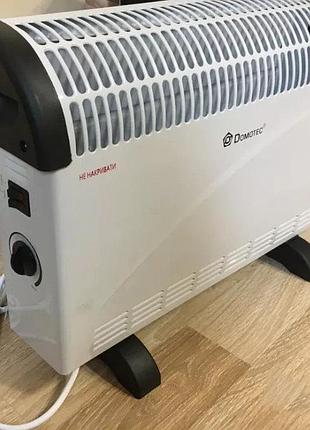 Конвектор domotec ms-5904 с терморегулятором до 2000 вт электрический обогреватель, теплоконвектор 5