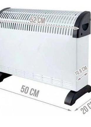 Конвектор domotec ms-5904 с терморегулятором до 2000 вт электрический обогреватель, теплоконвектор 9