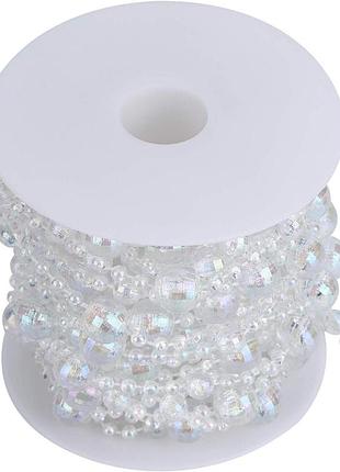 Гирлянда из акриловых бусин 14.5 м christbaumschmuck cbt8511-sdszsl декоративная акриловая гирлянда на нитке