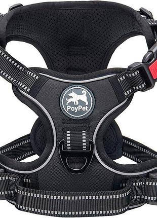 Шлейка для собак poypet dog harness жилет для хатніх тварин із відбивачем, s розмір
