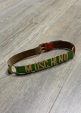 Ремінь moschino vintage 90's made in italy 🇮🇹