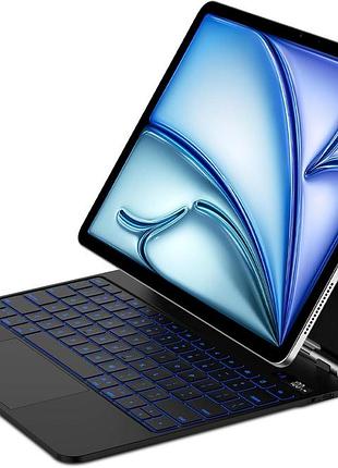 Клавіатура-чохол для ipad pro 12,9" bettdow magnetic style keyboard a1901 портативна клавіатура для ipad