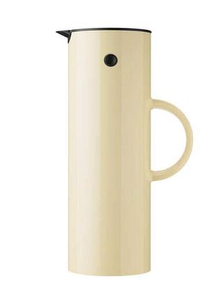 Термокухівшин 1 л stelton em77 двостінний термоглечик, вакуумний термос-глечик для гарячих і холодних напоїв