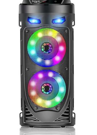 Беспроводная bluetooth-колонка 4000 mah babyoung портативная беспроводная bluetooth-колонка с подсветкой